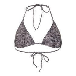 Pieces Dames triangel bikinitop pcbaomi zwart/luipaard print