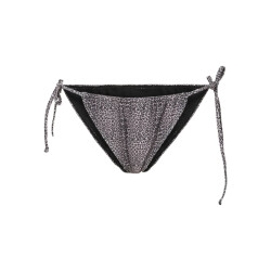 Pieces Dames strik bikini slip pcbaomi zwart/luipaard print
