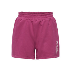 Only Onlcora print shorts ub swt fuchsia