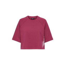 Only Onlcora ss print o-neck ub swt fuchsia