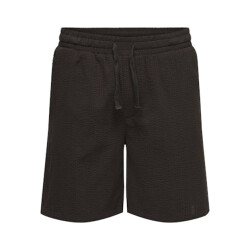 Only & Sons onscruz seersucker jogger shorts 22038002 black coffee