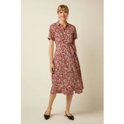 King Louie Olive dress paradis chili red