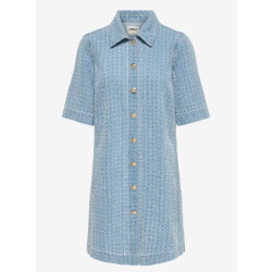 Only Onlbelle boucle s/s dnm dress bj