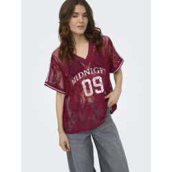 Only Onljules s/s v-neck lace top wvn ex