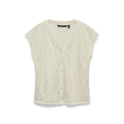 Vero Moda Vmmaya cs placket v-neck top jrs