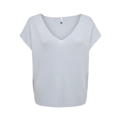 Only Onlshina ss glitter v-neck cs knt