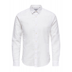 Only & Sons Onscaiden life ls solid linen shirt