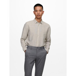 Only & Sons Onscaiden life ls solid linen shirt