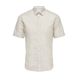 Only & Sons Onscaiden ss linen shirt re