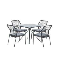 Garden Impressions 4-persoons tuinset 4 dido stoelen rimini tafel