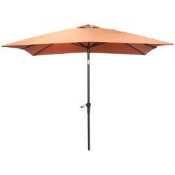 Garden Impressions Lotus parasol 250x250 cm carbon black koper