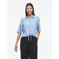 Vila Vitea 2/4 tie denim top