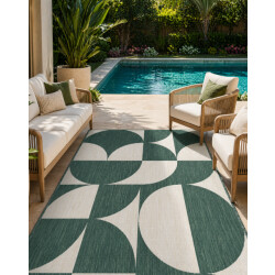 Muratap Buitenkleed brussels summer wit- 200x290 cm