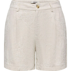 Only Onlsiesta hw linen bl emb shorts pnt moonbeam/w. t