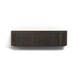 Livingfurn tv-meubel novero espresso zwevend 35x140x33cm