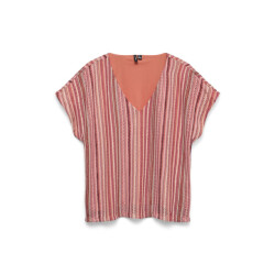 Vero Moda Vmdemi ss v-neck top jrs ga dessin
