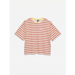 Vero Moda vmevelijn ss striped tee exp 10349868 langoustino -a-boo