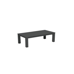 Garden Impressions Lincoln lounge tuintafel 140x70 cm carbon black