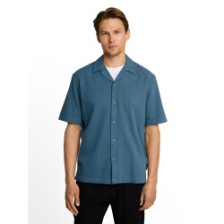Tom Tailor Relaxed structured resort shirt