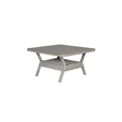 Garden Impressions Milwaukee tafel 126,5x126,5cm vintage willow- light teak vironwood