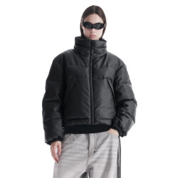 Krakatau Narwaru faux leren puffer qw543