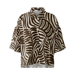 Oui Blouse korte mouw 0097532