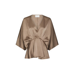 Neo Noir rivina heavy sateen blouse 168095 811 dark
