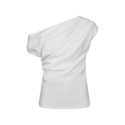 Neo Noir mabelle drapy top 168038 120 white