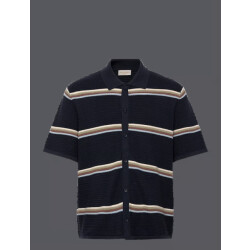 Jack & Jones Jormaine knit ss polo cardigan sn dessin