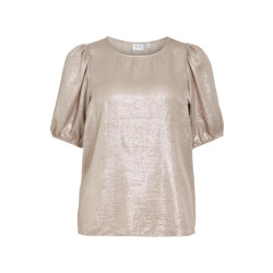 Vila Vimetalla o-neck 24 toprc goudkleurig