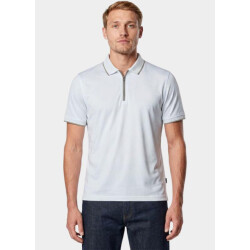Bos Bright Blue Polo heren 25016/white