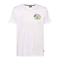 Petrol Industries Men t-shirt ss classic print off-white