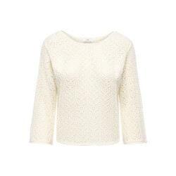 Jacqueline de Yong Kdymika 34 boat neck pullover off-white