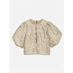 Vero Moda vmbarbara 2/4 o-neck top exp 10352600 birch leopard