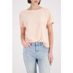 Monari  blouse with breast pocket 410750 250 summer peach