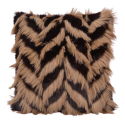 NOVÉE Sierkussen furry chevron | | polyester