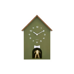 Karlsson wall clock dog house - Øcm