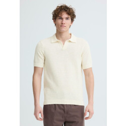 Kronstadt Po31097 ks30060 ksmorgan ss knit polo vanilla ice
