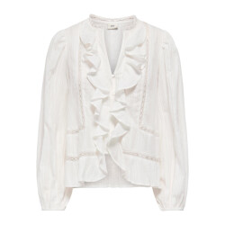 Jacqueline de Yong Jdyea ls frill shirt wvn dessin