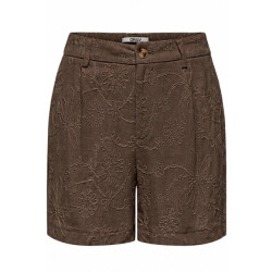 Only Onlsiesta hw linen bl emb shorts pnt -