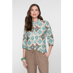 Geisha Blouse ecru dessin