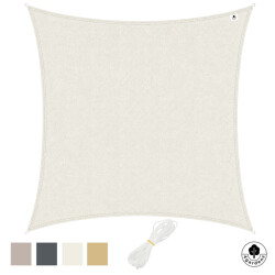 4gardenz Schaduwdoek waterdoorlatend vierkant 3x3 mtr -