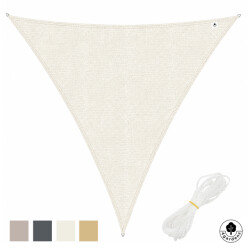 4gardenz Schaduwdoek waterdoorlatend driehoek 3x3x3 mtr -
