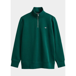 Gant Half zip sweater heren shield sweatshirt met korte r 2008005/373