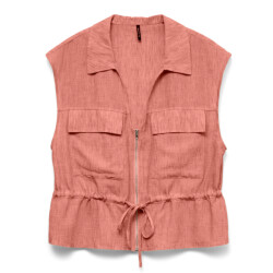 Vero Moda Vmcharline sl zip tie top exp