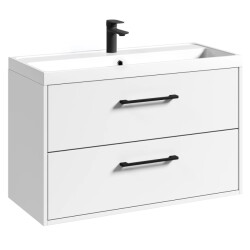 Badplaats Badkamermeubel florence 01 80 x 40 cm – hoogglans – hangend