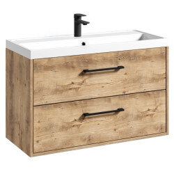 Badplaats Badkamermeubel florence 01 80 x 40 cm – kastanje – hangend