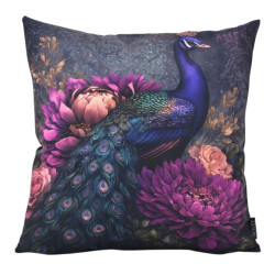 NOVÉE Sierkussen peacock bloom | 45x45 cm | katoen/polyester