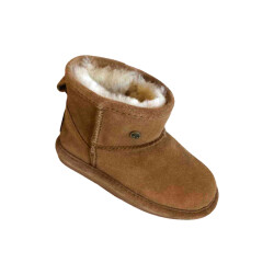 Warmbat Wallaby boot cognac meisjes enkellaarzen