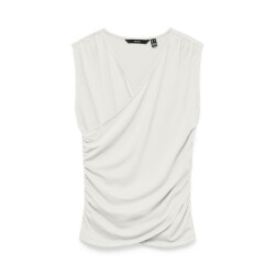 Vero Moda Vmkira sl v-neck top jrs off-white